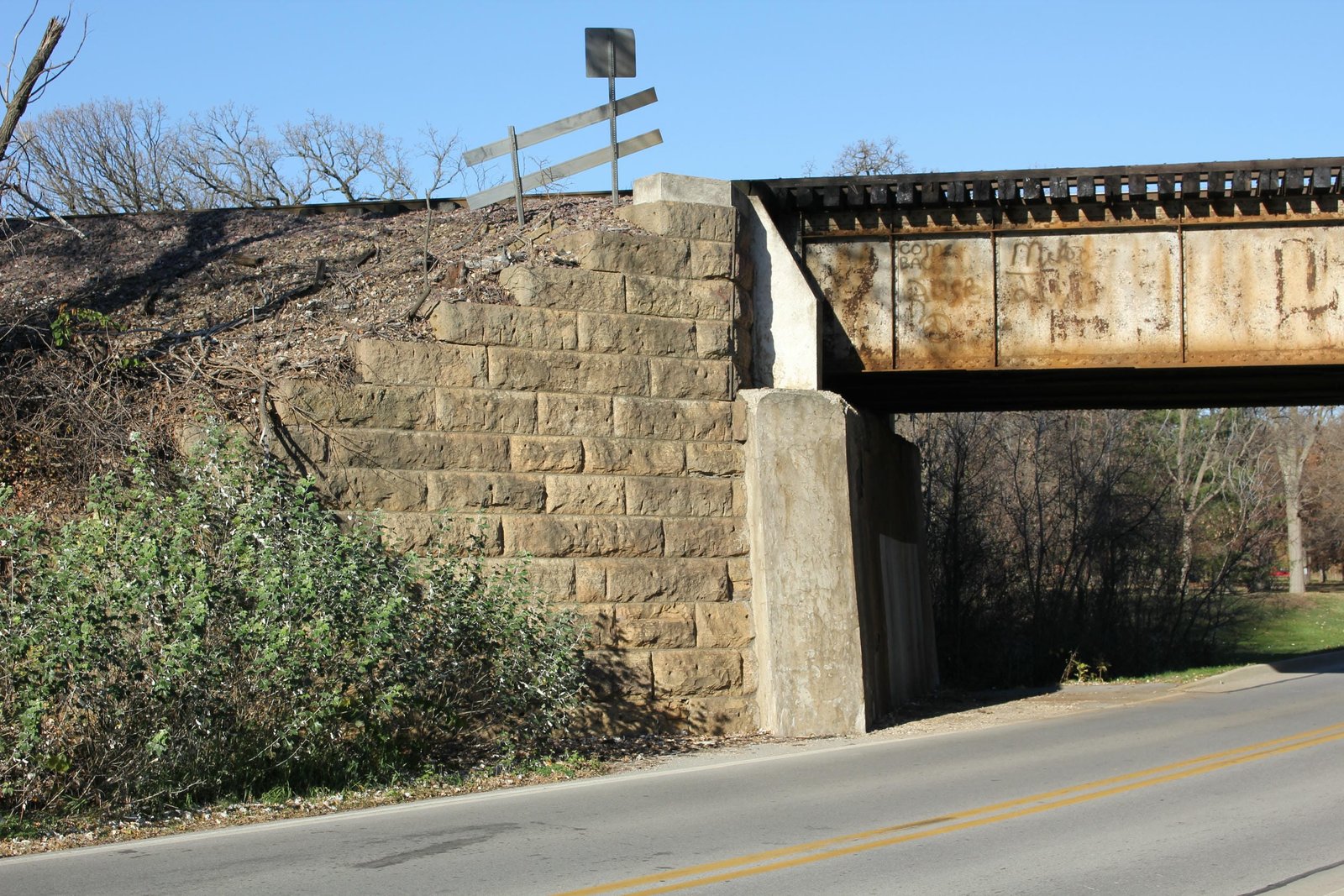 West abutment